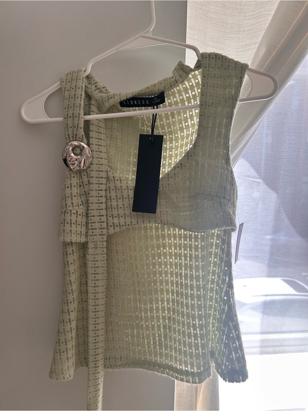 Lioness Light Sage top